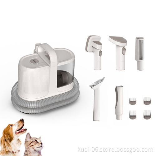 GdEdi Pet Vacuum Cleaner Kit: Electric Hair Clipper and Fur Cleaning Brush for Dogs and Cats